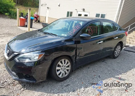 2019 Nissan Sentra S из США, поврежденный, VIN 3N1AB7AP2KY336022